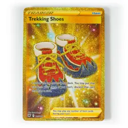 Pokemon - Trekking Shoes - 215/189 - SWSH Astral Radiance - Gold Secret Rare - Image 1