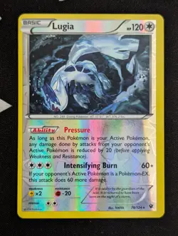 Lugia 78/124 XY - Fates Collide Pokemon TCG NM - Image 1