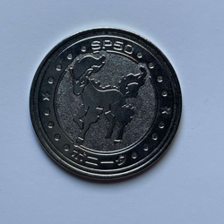 Ponyta Pokemon Rare Vintage Meiji Battle Coin Metal Japanese - 1999 - Image 1