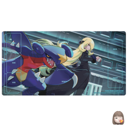 Cynthia & Garchomp Pokemon Center Official Rubber Playmat Japanese Sealed - Image 1