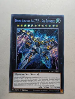Divine Arsenal AA-ZEUS - Sky Thunder Secret Rare BLMR-EN084 1st Ed - VLP/LP - Image 1