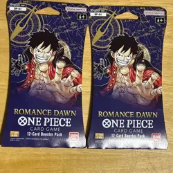 One Piece Romance Dawn OP-01 Sleeved Sealed Blister Pack English (LOT OF 2) - Image 1