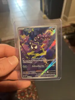 Pokemon TCG Gastly Illustration Rare Card Temporal Forces 177/162 NM Condition - Image 1