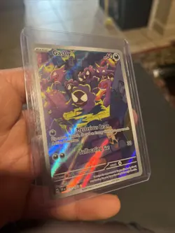 Pokemon TCG Gastly Illustration Rare Card Temporal Forces 177/162 NM Condition - Image 5