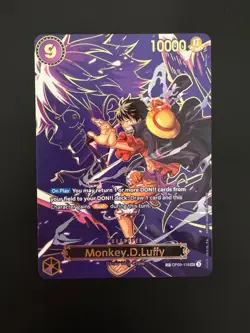 Monkey D Luffy OP09-119 SEC SP One Piece Card English NM - Image 1