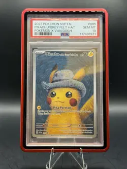 Pikachu with Grey Felt Hat 085 Sv: Scarlet & Violet Promo Card PSA 10 - Image 1