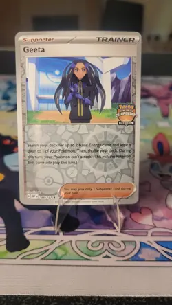 Pokemon Geeta Stamped Promo Card 188/197 Obsidian Flames Regional Championships - Image 1