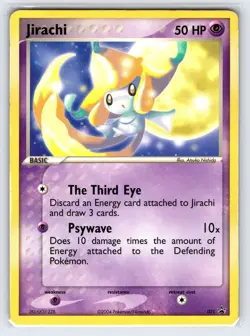 Jirachi 021 2004 Black Star Promo Pokemon Card Nintendo WOTC Vintage - Mp - Image 1