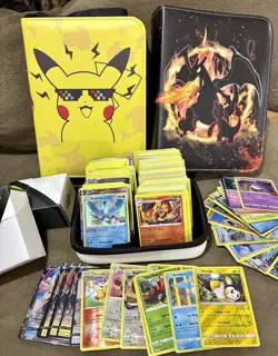 LOT Pokemon Collection Over 450 Pokemon Cards Binders Case All Great Condition - Image 2