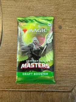 Magic the Gathering MtG Commander Masters DRAFT Booster Pack [20 Cards] - NEW - Image 1