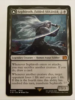 Sephiroth, Fabled SOLDIER | MTG | NM - Image 1