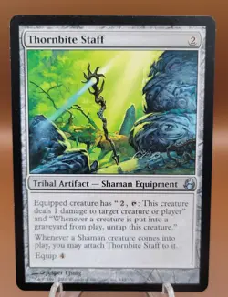 Thornbite Staff x1 MTG Morningtide Magic Near Mint NM English - Image 1