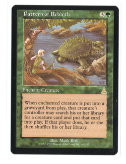 MTG - Pattern of Rebirth - Normal - Urza's Destiny - NM - Image 1