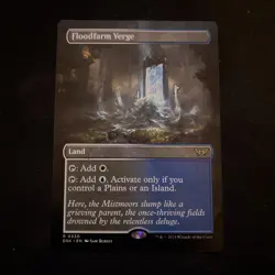 BORDERLESS Floodfarm Verge ~ Duskmourn [ NearMint ] [ Magic MTG ] - Image 1