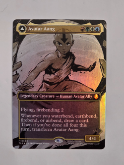 Avatar Aang - M0308 Foil (Borderless) - Avatar: The Last Airbender - MTG - NM - Image 1