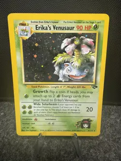 Pokemon TCG Erika's Venusaur 4/132 Gym Challenge Holo HP-MP - Image 1