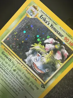 Pokemon TCG Erika's Venusaur 4/132 Gym Challenge Holo HP-MP - Image 4