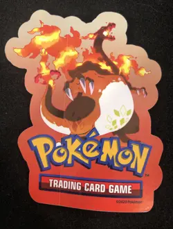 2020 Pokemon Charizard V Max Darkness Ablaze Promo Dealer Sticker Decal - Image 1