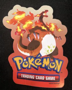 2020 Pokemon Charizard V Max Darkness Ablaze Promo Dealer Sticker Decal - Image 2