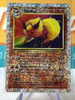 Flareon #10 Reverse Holo Rare Legendary Collection (LC) Pokemon TCG 2002 DMG - Image 3