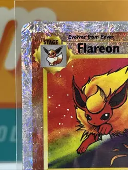 Flareon #10 Reverse Holo Rare Legendary Collection (LC) Pokemon TCG 2002 DMG - Image 4