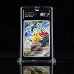 2022 Pokemon Japanese Pre Order Promo Pikachu 001/SV-P TAG 10 PRISTINE - Image 1
