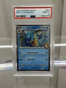 PSA 10 Misty's Gyarados Prerelease Destined Rivals 2025 Pokemon #049 - Image 1