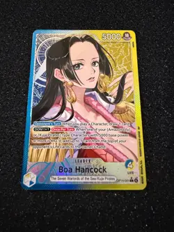 One Piece The Azure Sea’s Seven OP14-041 Boa Hancock Alt Art Leader English - Image 1