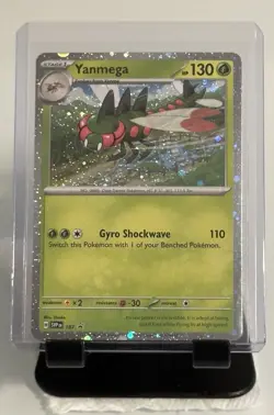 Pokemon Yanmega (Cosmos Holo) 187 Scarlet & Violet Promo Card NM/M - Image 1
