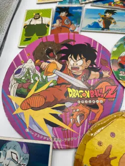 Vintage Dragon Ball Menko Lot – Showa Retro 1980s 1990s Japanese Anime Cards - Image 4