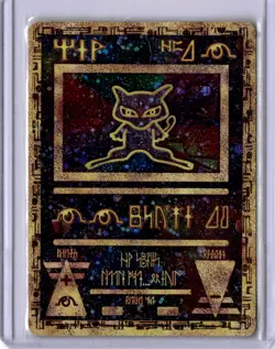Ancient Mew Pokemon 2000 Movie Promo Holo Card please review last photo - Image 1