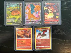 Pokemon TCG Charizard 5 Card Lot / All NM/LP - Image 1
