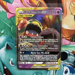 Pokemon Muk Alolan Muk GX Holo Card 61/214 Ultra Rare SM Unbroken Bonds NM/M - Image 3