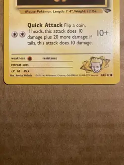 Lt. Surge’s Pikachu Pokemon Card Gym Challenge 84/132 - Image 4