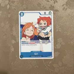 Sealed One Piece Promo Card P-096 Girl Nami OP14 Pre Release - Image 1