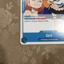 Sealed One Piece Promo Card P-096 Girl Nami OP14 Pre Release - Image 5