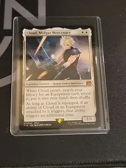 Magic: The Gathering Final Fantasy Cloud Midgar Mercenary Normal Non-Foil Card - Image 3