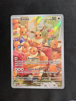 Eevee 188/167 Illustration Rare SV06: Twilight Masquerade Pokemon card - Image 1