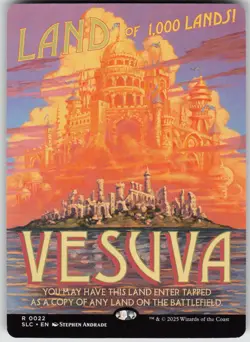 MTG Vesuva Normal NM Secret Lair Countdown Kit Magic 22 - Image 1