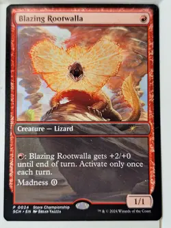 Blazing Rootwalla - Store Championship Promo - Magic the Gathering MTG Nice! - Image 1