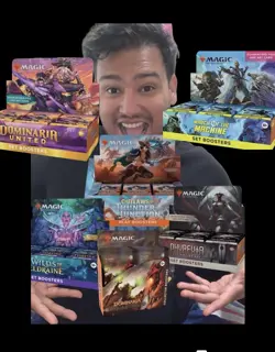 MTG Mystery Box (3 random sealed Booster Packs) Extra Goodies Included - Image 1