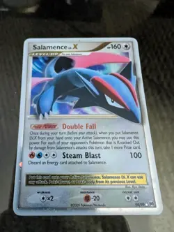 Salamence LV.X Arceus Ultra Rare Holo 160 HP 98/99 Steam Blast Pokemon TCG - Image 1