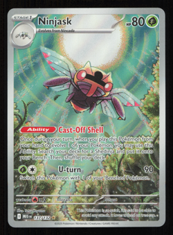 Pokemon TCG Mega Evolution 137/132 Ninjask Illustration Rare - NM - Image 1