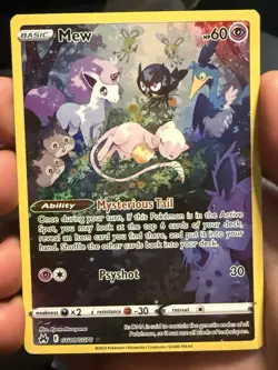Pokemon TCG Mew Crown Zenith Galarian Gallery Holo Rare Card GG10/GG70 NM - Image 2