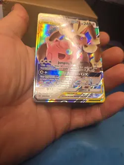 Pokemon TCG Mega Lopunny & Jigglypuff GX 165/236 Cosmic Eclipse - Image 2