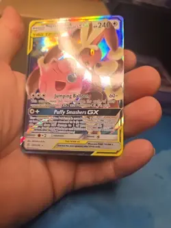 Pokemon TCG Mega Lopunny & Jigglypuff GX 165/236 Cosmic Eclipse - Image 4