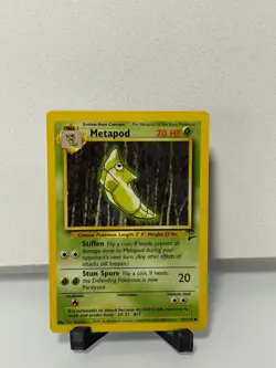 Metapod 81/130 Pokemon Base Set 2 Unlimited Vintage - Image 1