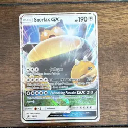 Snorlax GX[SM05 Promo] - Pokemon TCG Holo Basic HP 190 English - Image 1