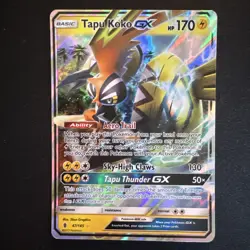 Tapu Koko GX 47/145 - S&M: Guardians Rising Ultra Rare - Pokemon TCG (NM) - Image 1