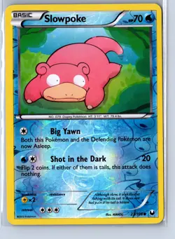 Pokemon: Dark Explorers Slowpoke #23/108 Common,Reverse Holo .VO5 - Image 1